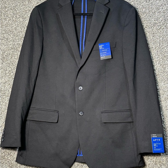 NWT Men’s Apt. 9 Premier Flex Knit Spirt Coat Sz 44L - Picture 2 of 7